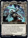 Halvar, God of Battle // Sword Of The Realms (BORDERLESS) - KALDHEIM - 299 - Magic the Gathering Single Card
