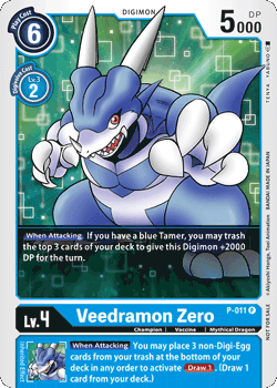 Veedramon Zero - Promotion card - P011 - Digimon Card Game Single Card