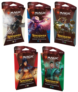 Magic the Gathering: Strixhaven: School of Mages - Theme Booster Pack Set of 5
