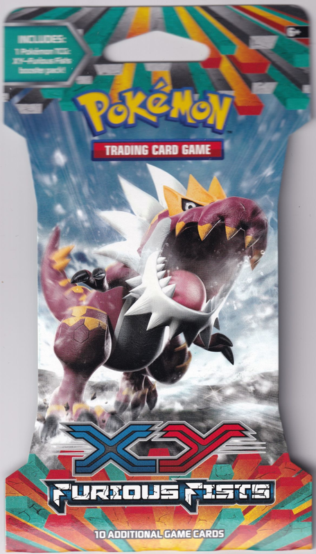 Pokemon XY Furious Fists BLISTER Booster Pack Tyrantrum Pokemon XY Furious Fists BLISTER Booster Pack Tyrantrum