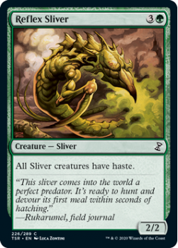 Reflex Sliver - TIME SPIRAL REMASTERED - 226/289 - Magic the Gathering Single Card
