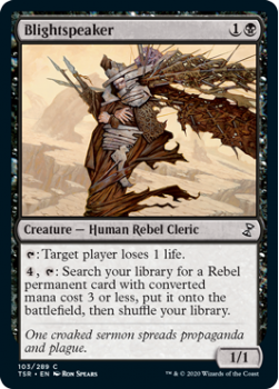 Blightspeaker - TIME SPIRAL REMASTERED - 103/289 - Magic the Gathering Single Card