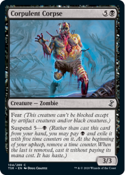 Corpulent Corpse (FOIL) - TIME SPIRAL REMASTERED - 104/289 - Magic the Gathering Single Card