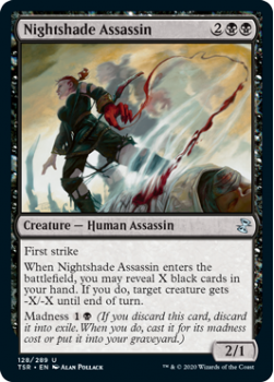 Nightshade Assassin - TIME SPIRAL REMASTERED - 128/289 - Magic the Gathering Single Card