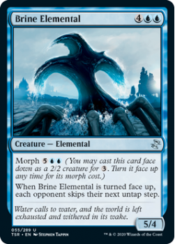 Brine Elemental - TIME SPIRAL REMASTERED - 055/289 - Magic the Gathering Single Card