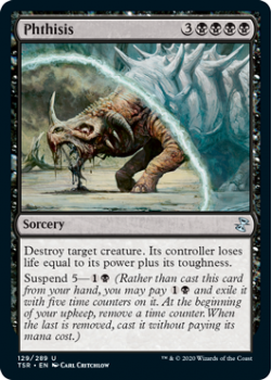 Phthisis - TIME SPIRAL REMASTERED - 129/289 - Magic the Gathering Single Card