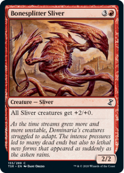 Bonesplitter Sliver - TIME SPIRAL REMASTERED - 155/289 - Magic the Gathering Single Card