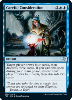 Careful Consideration - TIME SPIRAL REMASTERED - 056/289 - Magic the Gathering Single Card