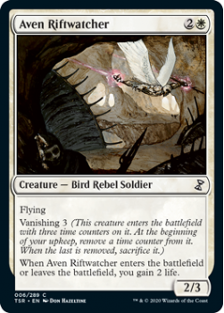 Aven Riftwatcher - TIME SPIRAL REMASTERED - 006/289 - Magic the Gathering Single Card