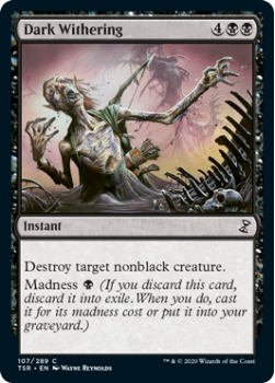 Dark Withering - TIME SPIRAL REMASTERED - 107/289 - Magic the Gathering Single Card