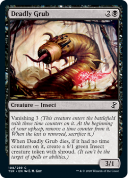 Deadly Grub - TIME SPIRAL REMASTERED - 108/289 - Magic the Gathering Single Card