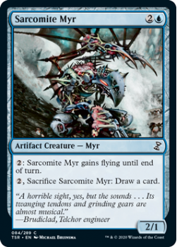 Sarcomite Myr - TIME SPIRAL REMASTERED - 084/289 - Magic the Gathering Single Card