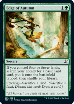 Edge of Autumn - TIME SPIRAL REMASTERED - 201/289 - Magic the Gathering Single Card