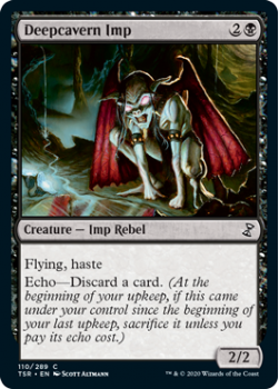 Deepcavern Imp - TIME SPIRAL REMASTERED - 110/289 - Magic the Gathering Single Card
