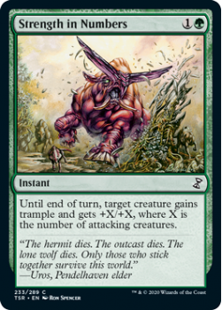 Strength in Numbers - TIME SPIRAL REMASTERED - 233/289 - Magic the Gathering Single Card