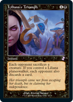 Liliana's Triumph (FOIL) - TIME SPIRAL REMASTERED - Magic the Gathering Single Card