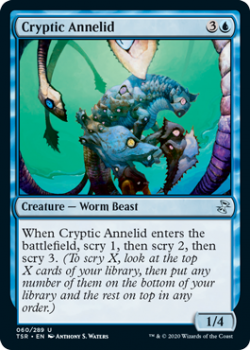 Cryptic Annelid - TIME SPIRAL REMASTERED - 060/289 - Magic the Gathering Single Card