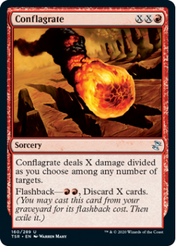 Conflagrate (FOIL) - TIME SPIRAL REMASTERED - 160/289 - Magic the Gathering Single Card