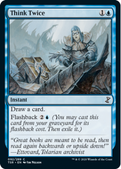 Think Twice (FOIL) - TIME SPIRAL REMASTERED - 092/289 - Magic the Gathering Single Card
