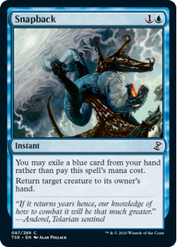 Snapback - TIME SPIRAL REMASTERED - 087/289 - Magic the Gathering Single Card