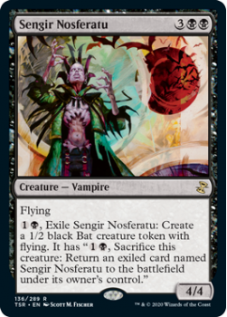 Sengir Nosferatu - TIME SPIRAL REMASTERED - 136/289 - Magic the Gathering Single Card
