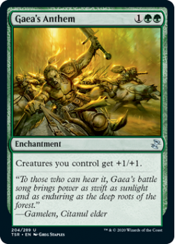 Gaea's Anthem - TIME SPIRAL REMASTERED - 204/289 - Magic the Gathering Single Card