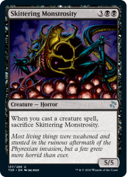 Skittering Monstrosity - TIME SPIRAL REMASTERED - 137/289 - Magic the Gathering Single Card