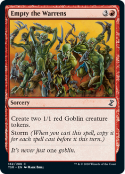 Empty the Warrens - TIME SPIRAL REMASTERED - 162/289 - Magic the Gathering Single Card
