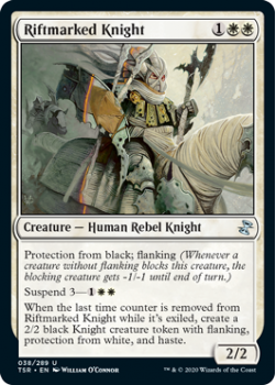Riftmarked Knight - TIME SPIRAL REMASTERED - 038/289 - Magic the Gathering Single Card