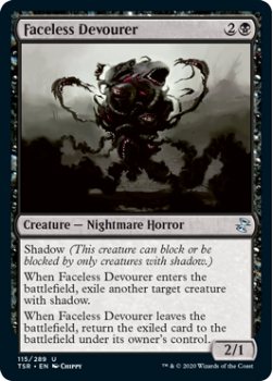 Faceless Devourer - TIME SPIRAL REMASTERED - 115/289 - Magic the Gathering Single Card