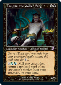 Tasigur, the Golden Fang - TIME SPIRAL REMASTERED - Magic the Gathering Single Card