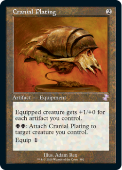 Cranial Plating (FOIL) - TIME SPIRAL REMASTERED - Magic the Gathering Single Card