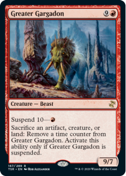 Greater Gargadon - TIME SPIRAL REMASTERED - 167/289 - Magic the Gathering Single Card