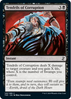 Tendrils of Corruption - TIME SPIRAL REMASTERED - 145/289 - Magic the Gathering Single Card