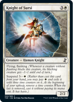 Knight of Sursi - TIME SPIRAL REMASTERED - 022/289 - Magic the Gathering Single Card