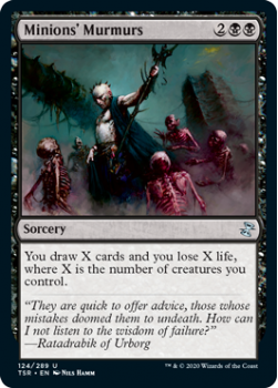 Minions' Murmurs - TIME SPIRAL REMASTERED - 124/289 - Magic the Gathering Single Card