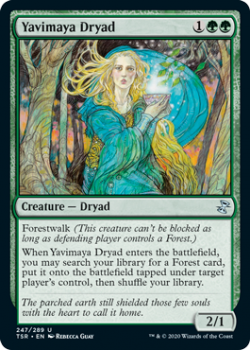 Yavimaya Dryad - TIME SPIRAL REMASTERED - 247/289 - Magic the Gathering Single Card