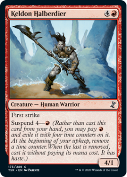 Keldon Halberdier - TIME SPIRAL REMASTERED - 173/289 - Magic the Gathering Single Card