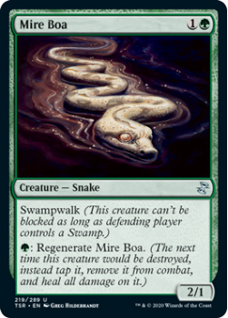 Mire Boa - TIME SPIRAL REMASTERED - 219/289 - Magic the Gathering Single Card