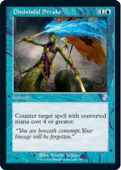 Disdainful Stroke - TIME SPIRAL REMASTERED - Magic the Gathering Single Card