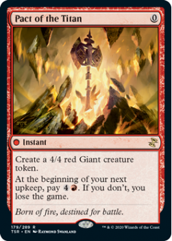 Pact of the Titan - TIME SPIRAL REMASTERED - 179/289 - Magic the Gathering Single Card