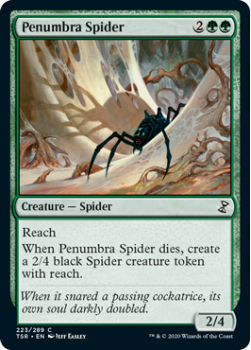Penumbra Spider - TIME SPIRAL REMASTERED - 223/289 - Magic the Gathering Single Card