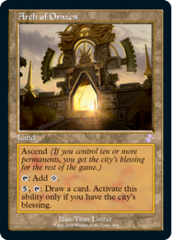 Arch of Orazca (FOIL) - TIME SPIRAL REMASTERED - Magic the Gathering Single Card