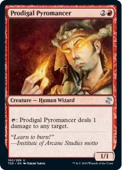 Prodigal Pyromancer - TIME SPIRAL REMASTERED - 180/289 - Magic the Gathering Single Card