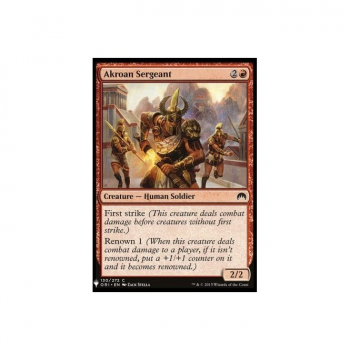 Akroan Sergeant : MYSTERY BOOSTER 884 - Magic the Gathering Single Card