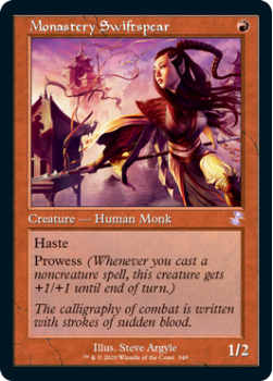 Monastery Swiftspear (FOIL) - TIME SPIRAL REMASTERED - Magic the Gathering Single Card