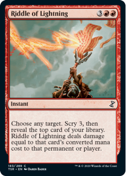 Riddle of Lightning - TIME SPIRAL REMASTERED - 183/289 - Magic the Gathering Single Card