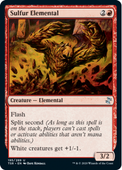 Sulfur Elemental - TIME SPIRAL REMASTERED - 195/289 - Magic the Gathering Single Card