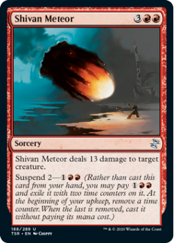 Shivan Meteor - TIME SPIRAL REMASTERED - 188/289 - Magic the Gathering Single Card