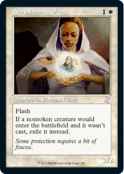 Containment Priest - TIME SPIRAL REMASTERED - Magic the Gathering Single Card